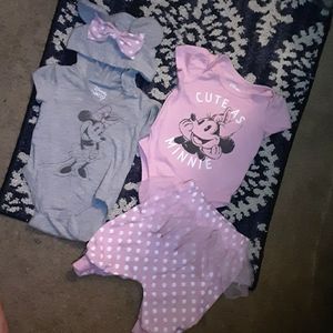 Minnie Mouse Baby Girl Outfit